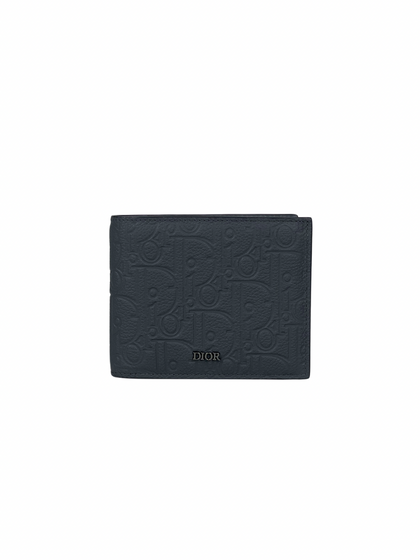Christian Dior Gravity Oblique Dark Grey Bifold Wallet