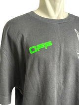 Off-White Neon Logo Green Tee Shirt 3