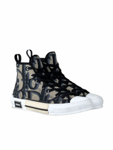 Christian Dior Jumbo Oblique Jacquard High Top Sneakers 1