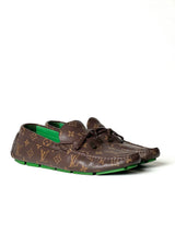 Louis Vuitton Monogram Macassar Driver Loafers 1