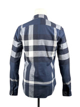Burberry Brit Checker Navy Long Shirt 4