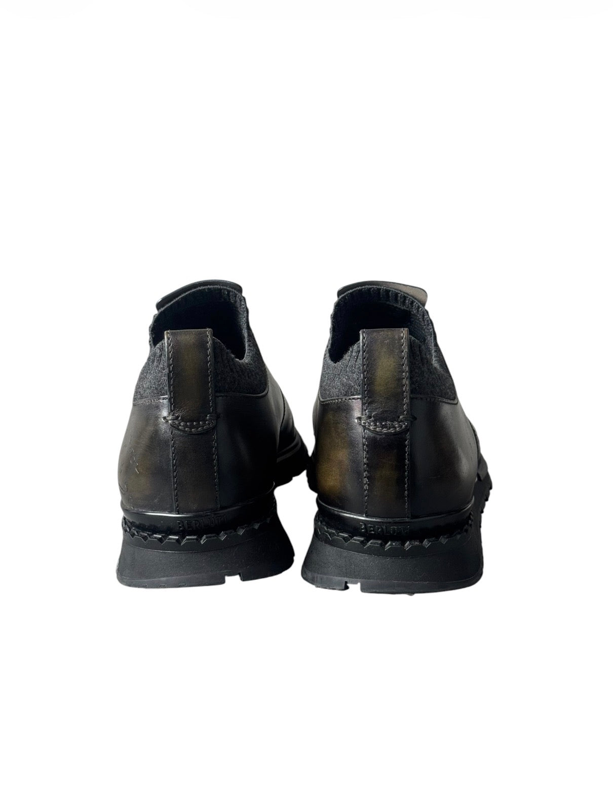 Berluti Fast Track Scritto Slip-On Sneakers