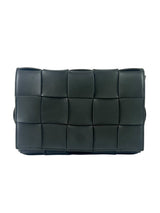 Bottega Veneta Intrecciato Cassette Dark Green Messenger Bag 1