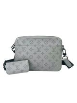 Louis Vuitton Shadow Monogram Grey Duo Messenger Bag 1