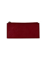 Louis Vuitton Empreinte Monogram Red Zipper Card Holder 1