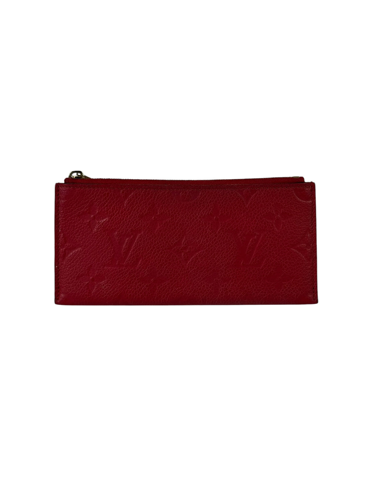 Louis Vuitton Empreinte Monogram Red Zipper Card Holder