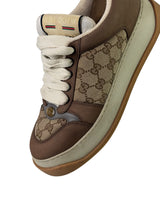 Gucci Screener GG Canvas & Suede Sneakers 6