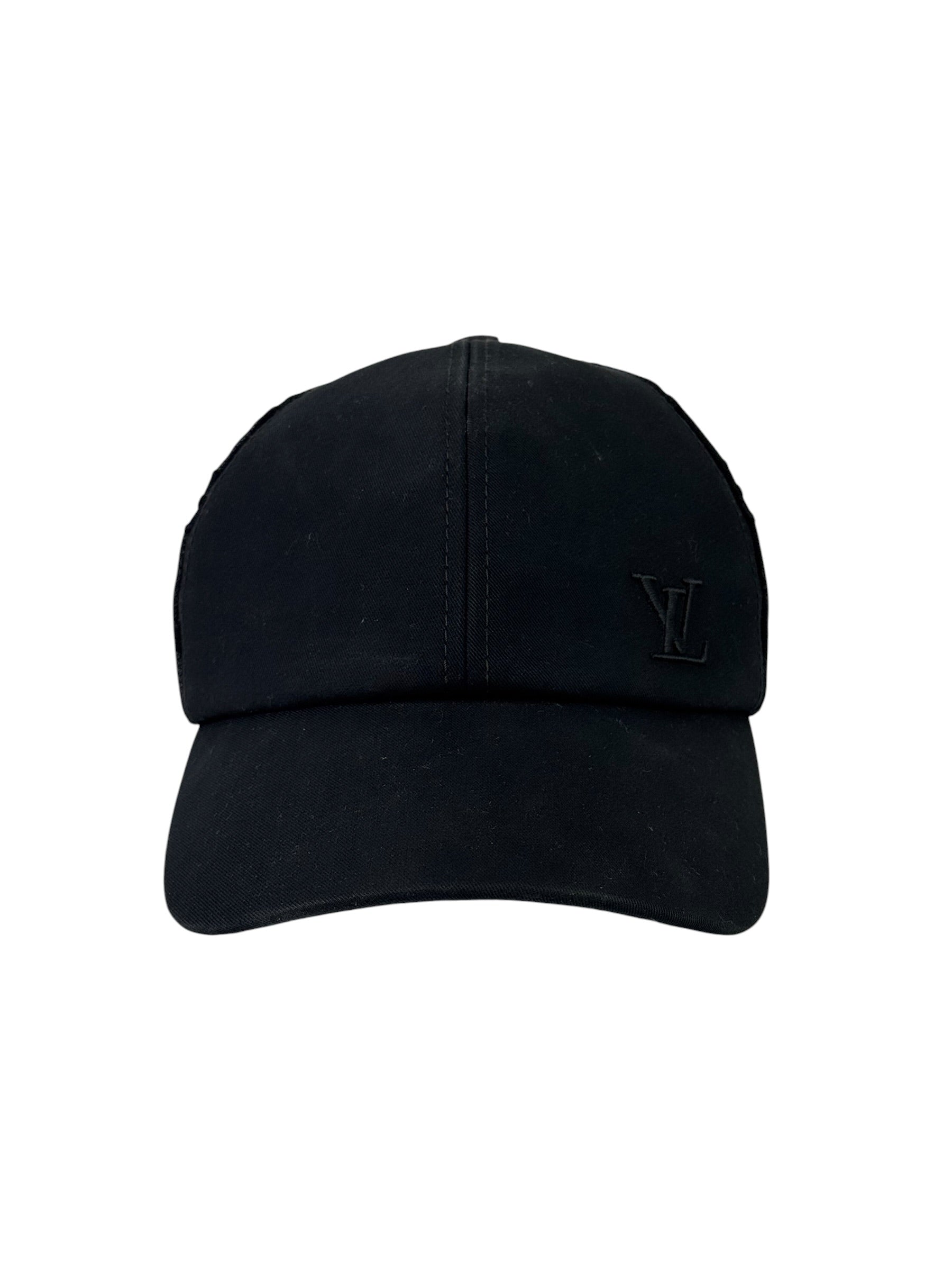 Louis Vuitton Monogram Mesh Black Baseball Cap