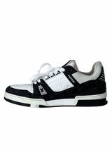 Louis Vuitton Trainer Monogram Denim Black Sneakers 3