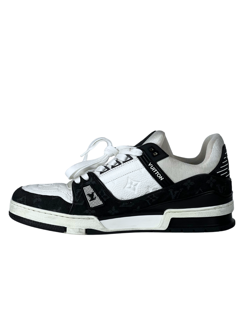Louis Vuitton Trainer Monogram Denim Black Sneakers