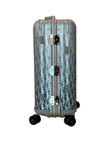 Christian Dior x Rimowa Oblique Gradation Blue Aluminium Luggage 4