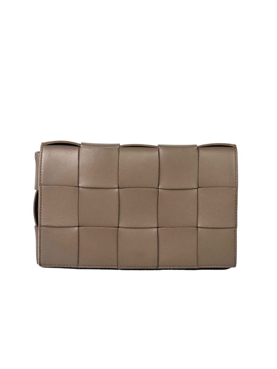 Bottega Veneta Brown Intrecciato Cassette Bag