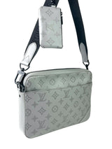 Louis Vuitton Shadow Monogram Grey Duo Messenger Bag 6
