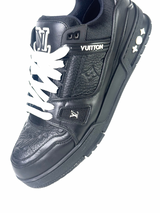 Louis Vuitton Trainer Monogram Black Sneakers 6