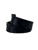 Louis Vuitton Initial Black Logo Eclipse Monogram Rev Belt 2