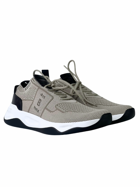 Berluti Shadow Knit B Logo Beige Sneakers