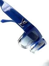 Louis Vuitton Square Blue Sunglasses 6