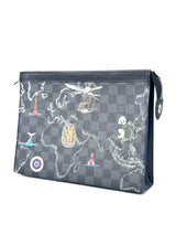 Louis Vuitton Damier Graphite Map Pochette Voyage 2