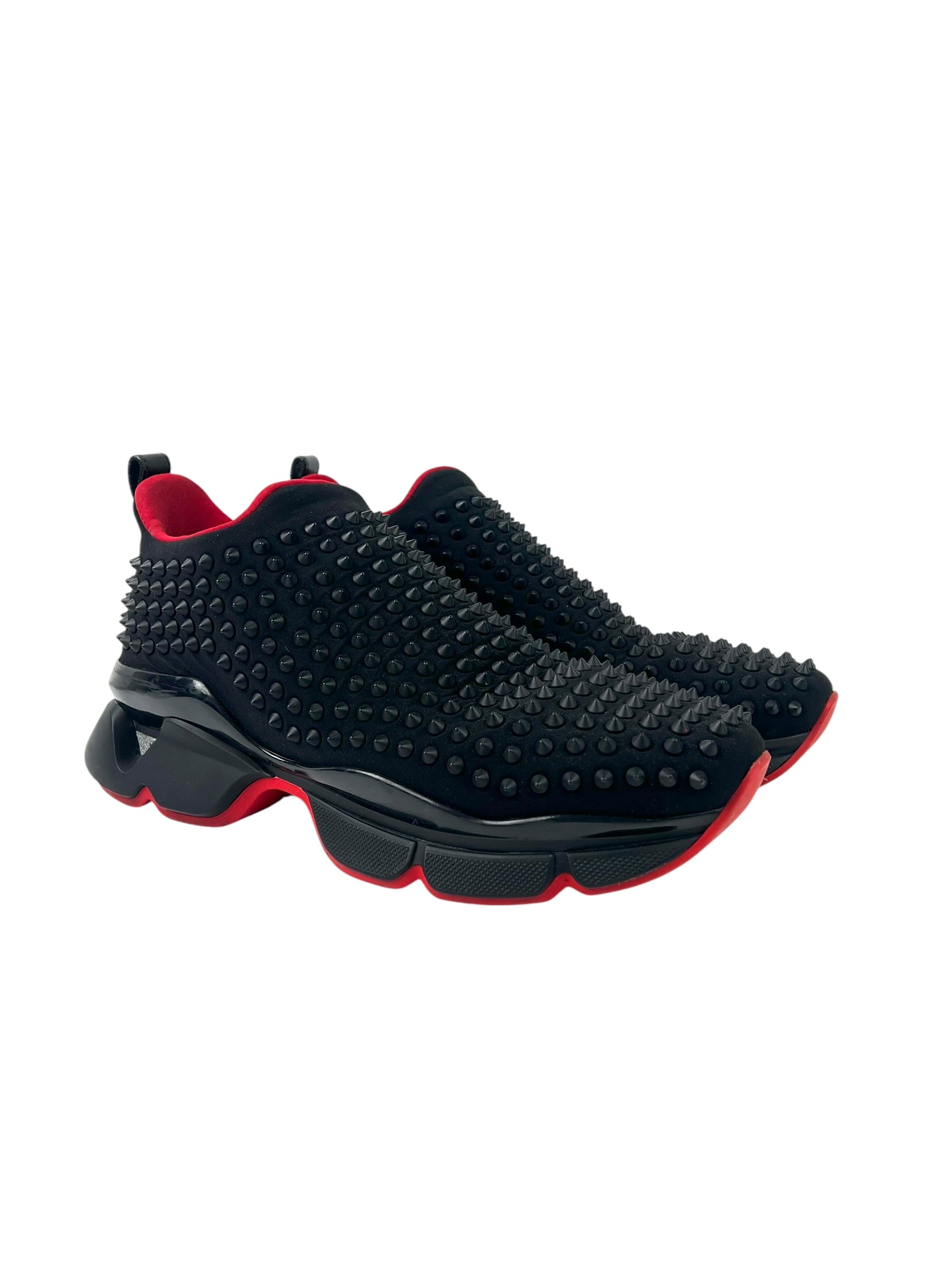 Christian Louboutin Neoprene Sock Black Sneakers