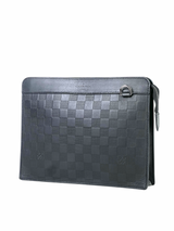 Louis Vuitton Damier Infini Standing Pouch Clutch 2