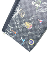 Louis Vuitton Damier Graphite Map Pochette Voyage 5