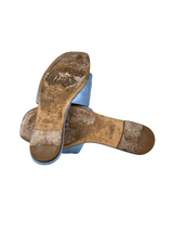 Louis Vuitton Monogram Baby Blue Flat Mules 5