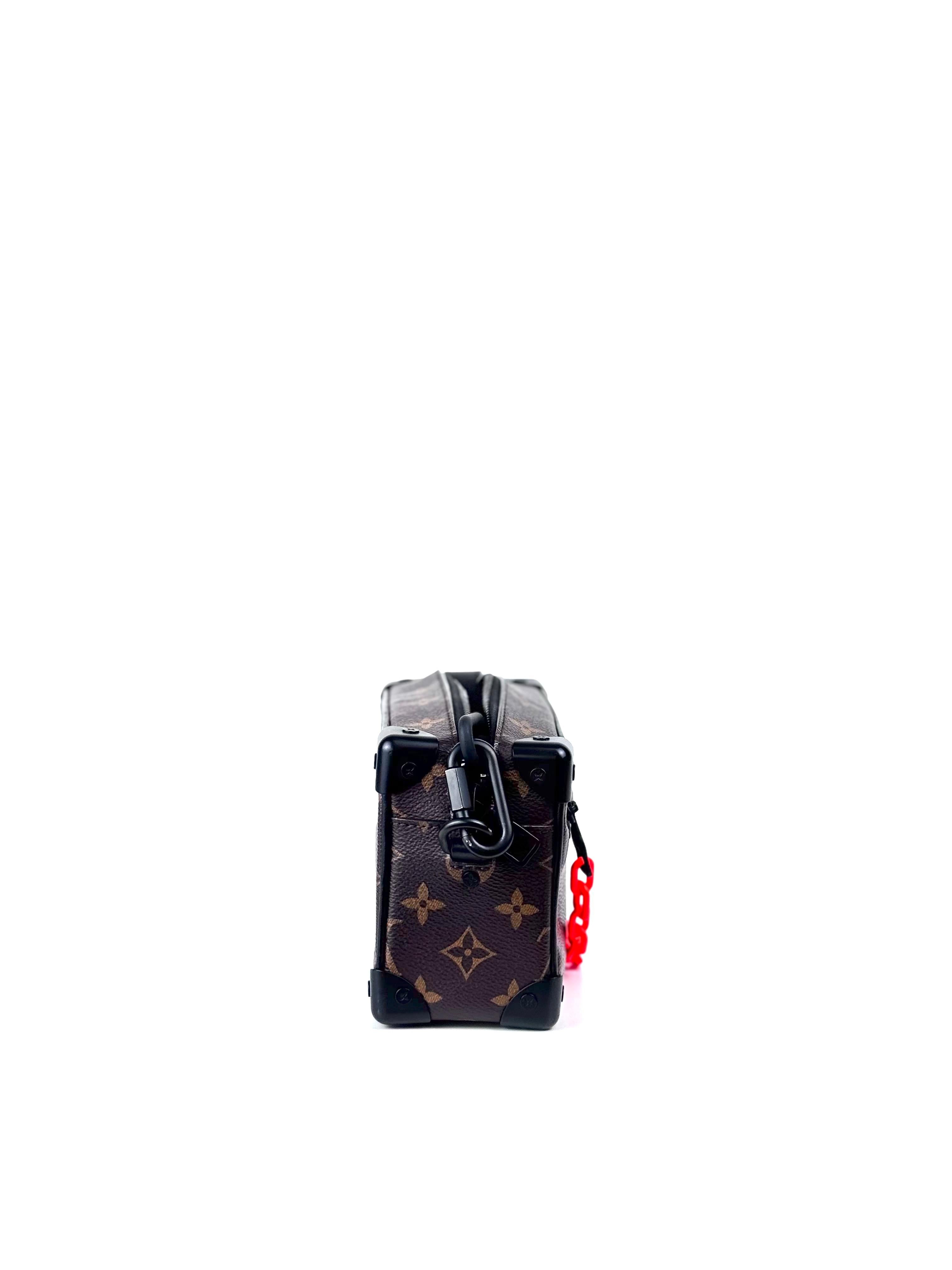 Louis Vuitton x Virgil Abloh Mini Soft Trunk Monogram Macassar Slingbag